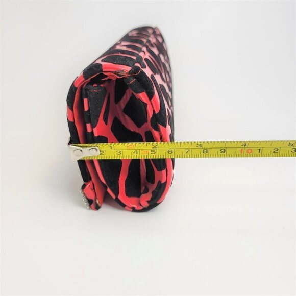 Red and Black Casual Evening Clutch Purse - Picture 4 of 7